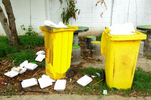 Recycling process during waste removal