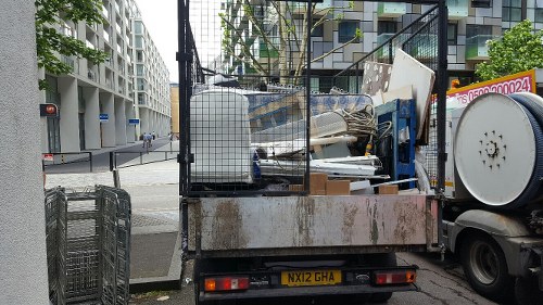 Fleet of Rubbish Waste Removal trucks ready for service