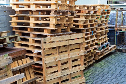 Auditor conducting supplier audit at a waste facility