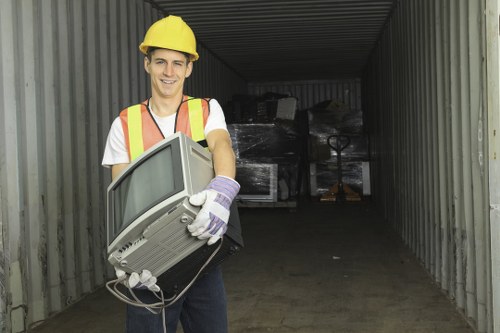 Recycling bins and waste collection